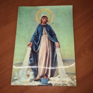 cartolina sacra vintage anni 60 retrò liberty coll