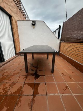 Conjunto jardin: Mesa extensible y 4 sillas jardin