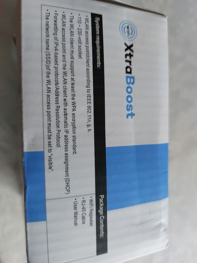 Repetidor WiFi XtraBoost