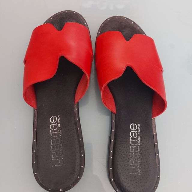 Sandalias piel