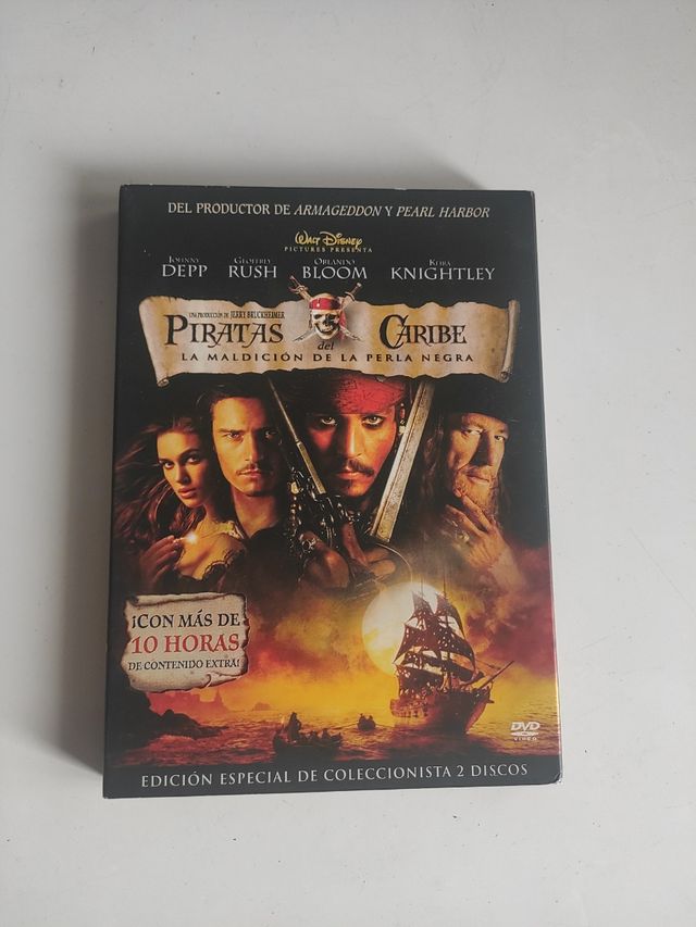 DVD Piratas del Caribe