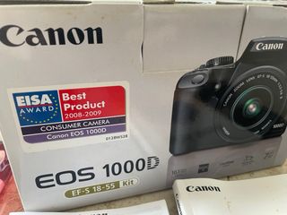 Camara reflex Canon eos 1000d