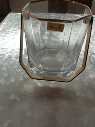 Set.di bicchieri in cristallo