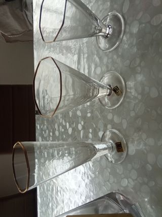 Set.di bicchieri in cristallo