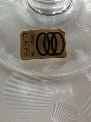 Set.di bicchieri in cristallo