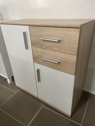 Comoda aparador 2 puertas 2 cajones