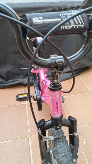 Bicicleta monty 104 rosa 18"