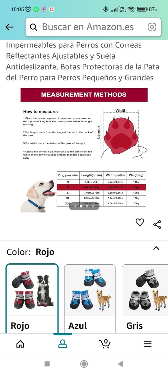 Botas para perro impermeables