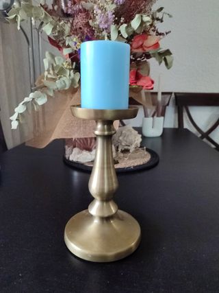 Candelabro Metal dorado