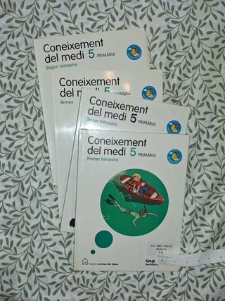 Libros Coneixement del Medi 5 primària