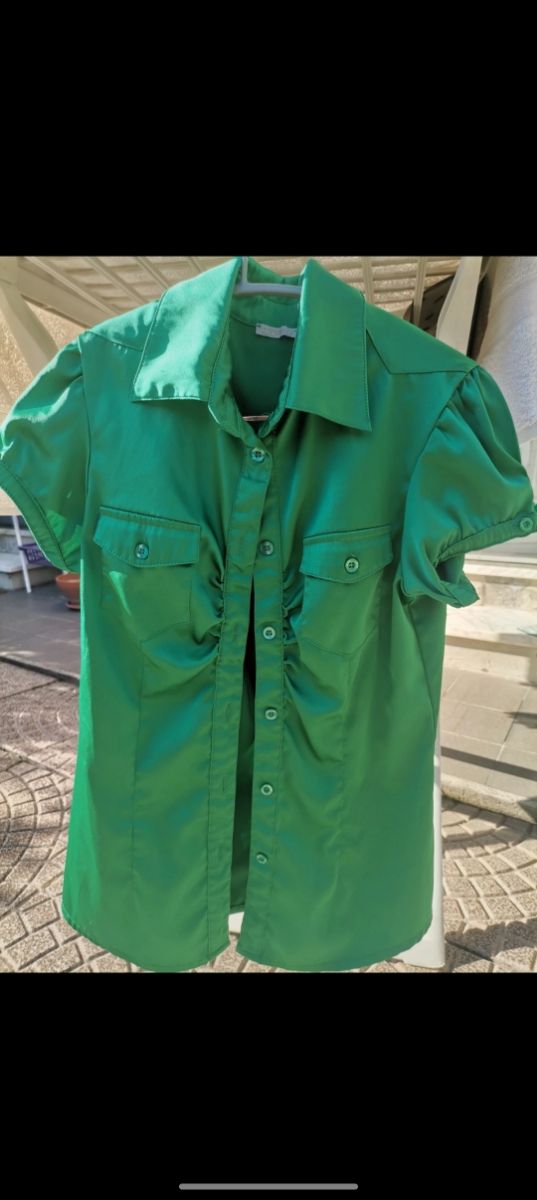 Camicia Motivi Verde
