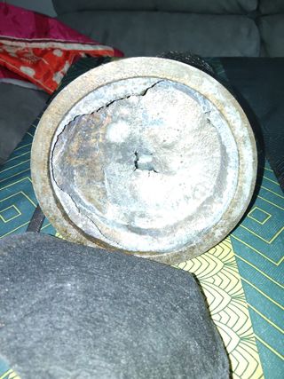 Antigua figura de bronce