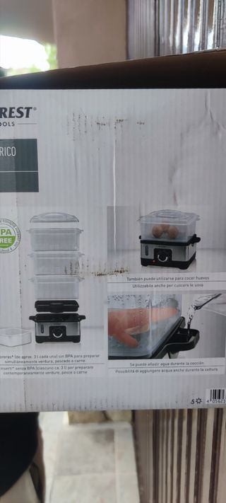 Cocedor eléctrico al vapor