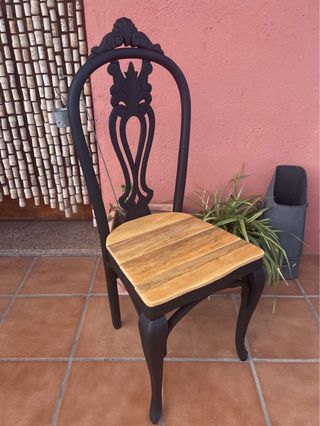 Antigua silla chipendale