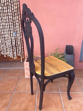 Antigua silla chipendale