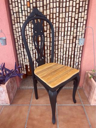 Antigua silla chipendale