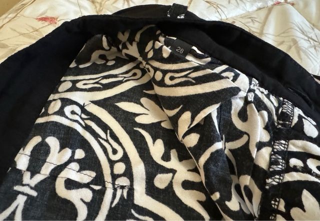 Pantalon Desigual negro y blanco