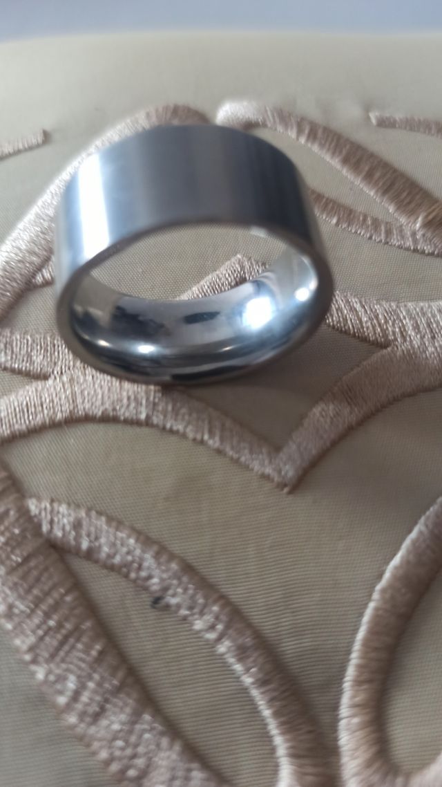 Anillo acero hombre