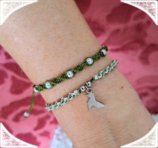 Pulsera Pajarita De Acero