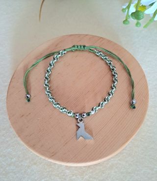 Pulsera Pajarita De Acero