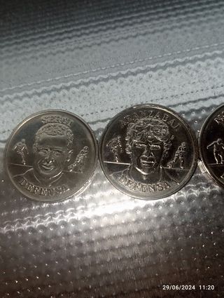 Monedas futbolista 