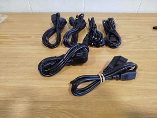 Cable alimentación para ordenador (6 Unid.)