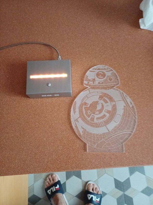 Lámpara guerra de las galaxias