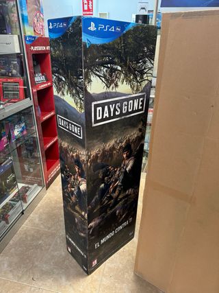 EXPOSITOR DAYS GONE PS4 pro STAND OFICIAL nuevo