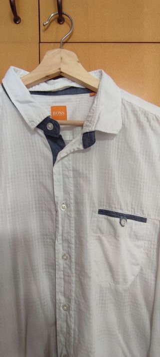 Camisa manga larga, marca: HUGO BOSS, XXL
