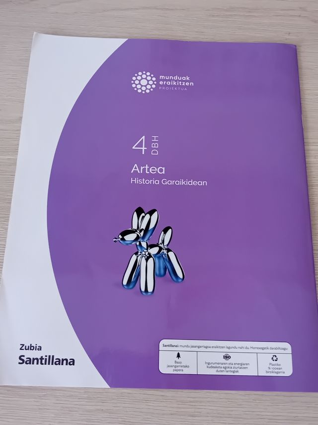 Artes Historia Garaikidean 4 DBH