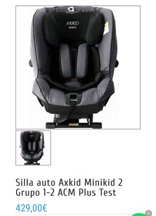 Sillas Axkid Minikid 2 grupo 1-2