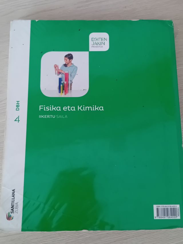 Física eta Kimika 4 DBH. Santillana Zubia