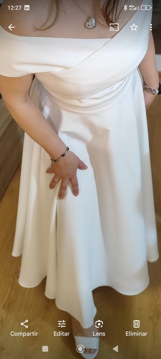 Vestido novia Talla L