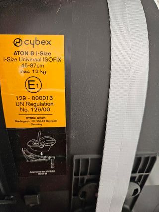 Grupo zero Atom B i-Size Cybex