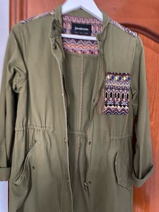 Chaqueta verde militar