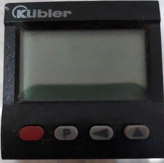 Kubler Codix 6.903.010.300 LCD 6-Digit Preset Coun