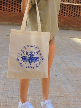 💜 Mantis, tote bag, bolso multiusos, regalo ideal