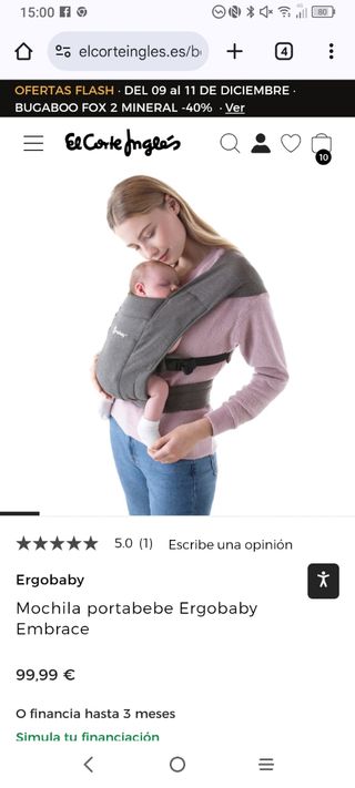 Mochila portabebé