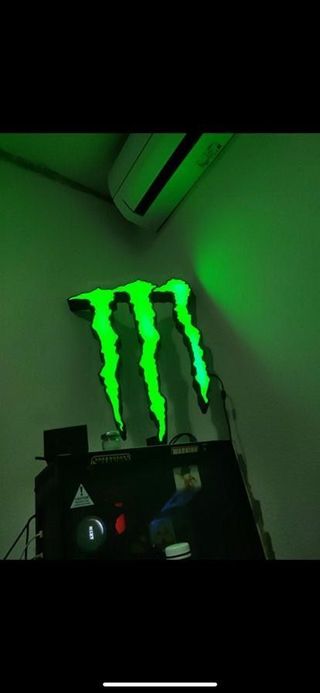 Luminoso LED Oficial MONSTER NUEVO 64x43