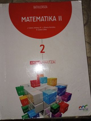 Libro Matemáticas Batxi 2
