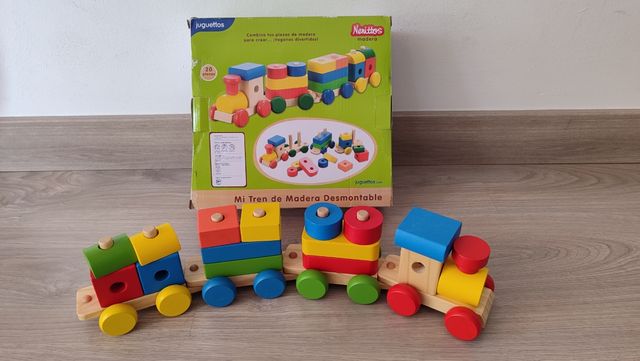 TREN DE MADERA DESMONTABLE