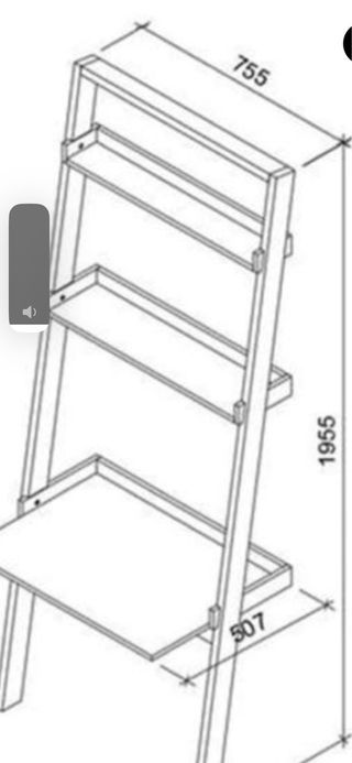 Estanteria escalera ECI