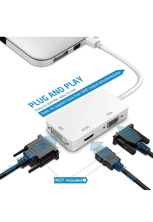 Mini Displayport a Hdmi Vga Dvi