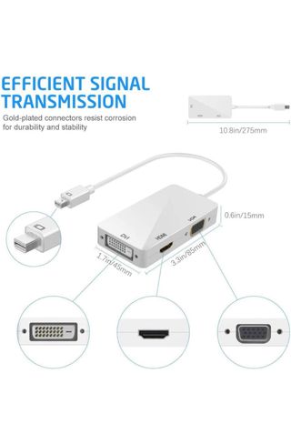 Mini Displayport a Hdmi Vga Dvi 
