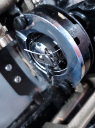 Maquina de coser antigua Necchi,modelo BF