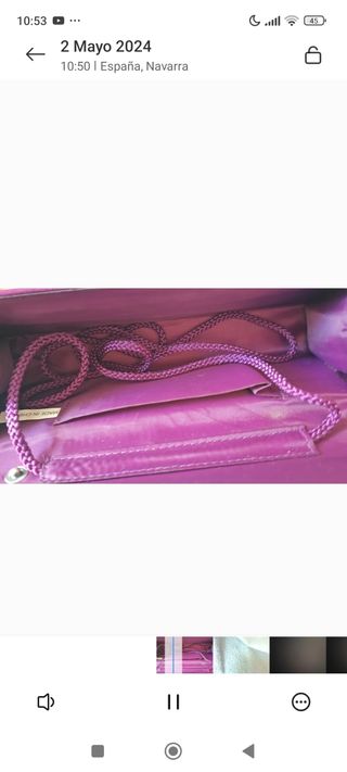 Bolso mano de fiesta 5 euros.