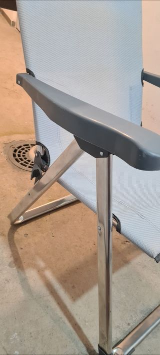 Tumbona aluminio playa grande