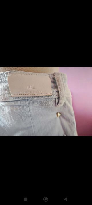 Pantalon ancho claro 10 euros S Mango