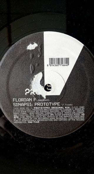 Vinilo - Florian F. / Sinapsi: Prototype