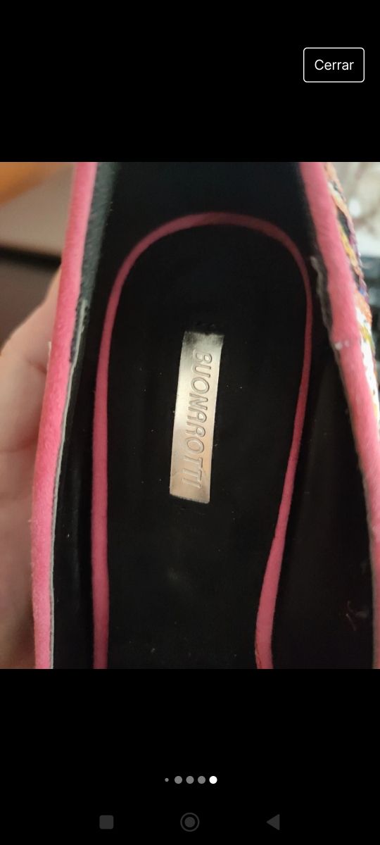 Zapato multicolor Buonarotti